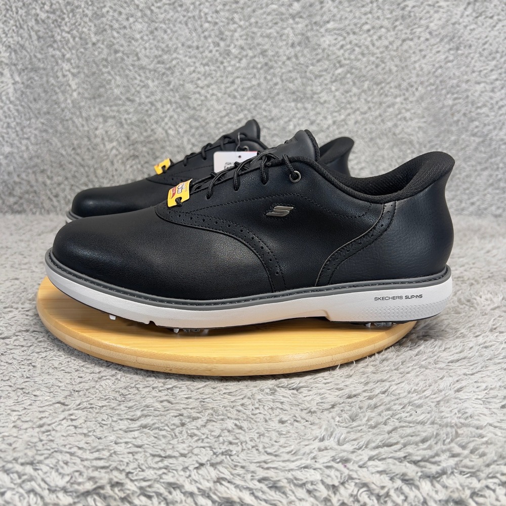 Skechers GO GOLF Prestige Slip Ins Mens 10 Extra Wide Black Shoes 214125WW NWT
